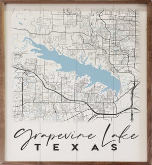 Personalized Lake  And State Coordinates Print